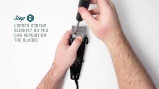 How to Align Clipper Blades  Wahl [upl. by Possing]