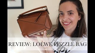 Review Loewe Puzzle Bag Small [upl. by Ycniuq973]