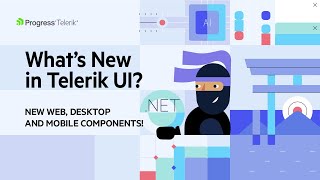 Telerik UI Q2 Release  New Components Across Web Desktop amp Mobile [upl. by Htinnek]