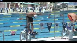 Michael Phelps 50m freestyleArena Grand Prix 2014 [upl. by Mientao]