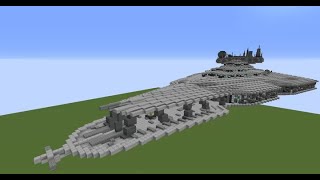 Resurgent  class Star Destroyer in Minecraft Showcase  Minecraft 1122 [upl. by Elam116]