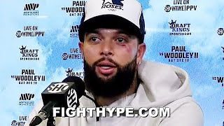 DERON WILLIAMS IMMEDIATE REACTION TO DROPPING amp BEATING FRANK GORE [upl. by Ahsurej]