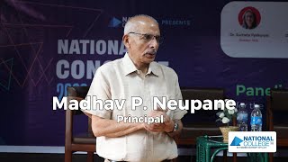 Madhav P Neupane Principal National College during NATIONALCONCLAVE 2023 NationalCollege [upl. by Anna]