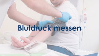 Blutdruck messen  Durchführung und Anleitung  SchrittfürSchritt erklärt [upl. by Rudwik]