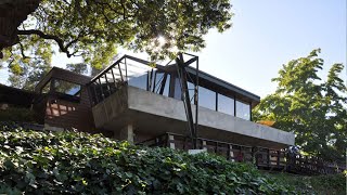 The Jacobsen and Polin Houses by John Lautner Complete overview and walkthrough [upl. by Annaik]