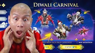 OMG  Golden Joker Return in Free Fire 😱 Diwali Carnival Event  Tonde Gamer [upl. by Nerraj]