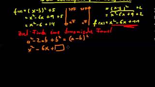 Quadratische Zusammenhänge 05  Die allgemeine Form in die Scheitelpunktform überführen [upl. by Wycoff]