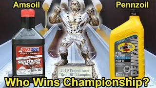 Amsoil or Pennzoil which wins Championship Lets find out [upl. by Dlarej]