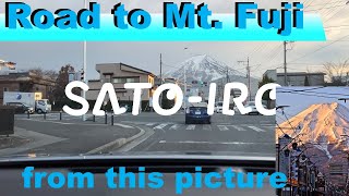 Road to Mt Fuji ”富士山” from a town with beautiful scenery －in Japan countryside w Rental Car Drive [upl. by Sherj566]