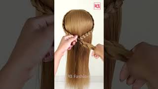 Ultimate Side Braided Bun Hairstyle Tutorial for Girls with Flower Band  Trendy amp Easy Hairstyle [upl. by Anovad]