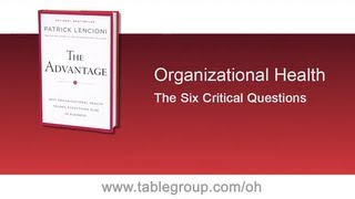 quotSix Critical Questionsquot by Patrick Lencioni [upl. by Phenice]