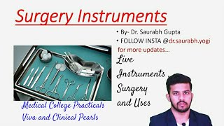 Surgery Instruments Fast Revision Practicals Viva SMS  Quick Review  Basic general surgery Part1 [upl. by Venice396]