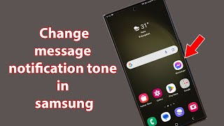 How to change messenger notification sound on samsung [upl. by Cherye]