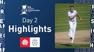 Dawson In Control With Century amp FourFor  Lancashire v Hampshire  Vitality CC Day Two Highlights [upl. by Nref870]