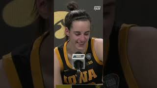 Caitlin Clark is emotional addressing media after loss to South Carolina [upl. by Eityak48]