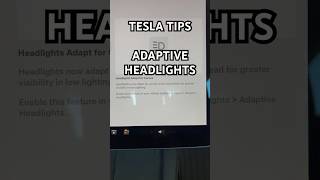 Tesla Tips  Adaptive Headlights amp Auto High Beam shorts tesla teslatips [upl. by Radman683]