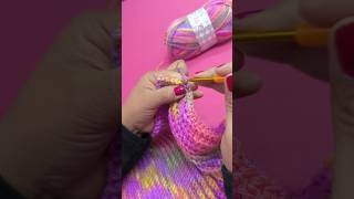 Te enseño cómo tejer el medio punto acanalado tejidoamano crochet crochetpatterns aprendecrochet [upl. by Bria]