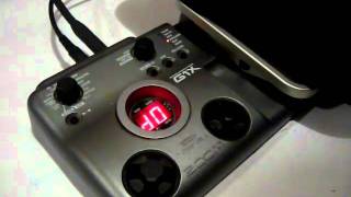 ZOOM G1X guitar multi effects pedal demo [upl. by Haral]