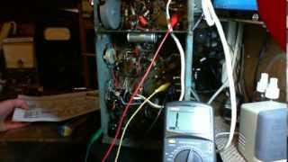 Antique Tube Radio Canadian PYE 39 Video 5  Troubleshooting Low B [upl. by Bennion]