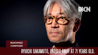 Renowned composer of The Last Emperor Ryuichi Sakamoto passes away at 71 aged news japan [upl. by Laine]