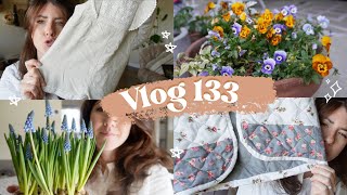 Le jardin se réveille un projet couture raté  haul trop mignon  VLOG 133 [upl. by Youngman]