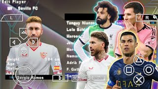 eFootball Pes 2024 PSP New Update Kits Latest Transfer January l Camera Ps5 Best Graphics [upl. by Ylrebmi]