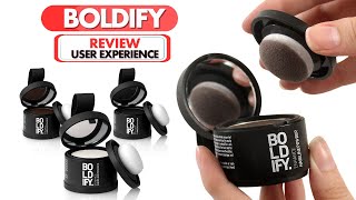 BOLDIFY Hair Thickening Fibers Demonstration Review 2024 [upl. by Felicie]