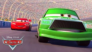 La rivalidad entre Rayo McQueen y Chick Hicks  Pixar Cars [upl. by Alyak]