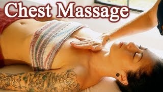 Chest amp Shoulder Massage Therapy How To Swedish amp Deep Tissues Techniques [upl. by Almallah824]