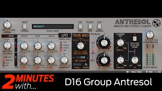 D16 Group Antresol VSTAU plugin in action [upl. by Sothena]