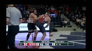 HWT Yaraslau Slavikouski Rutgers vs John Stout Penn [upl. by Initof655]