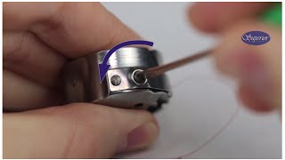 Adjusting Longarm Bobbin Tension [upl. by Ydualc572]