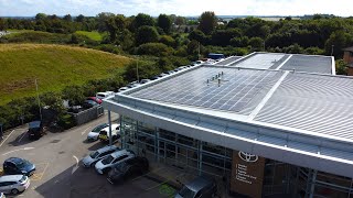 Driving Towards a Greener Future with Toyota UK  Toyota Derby 120kW Solar PV Installation [upl. by Frolick739]