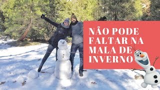 O que levar na mala para a neve Bariloche e Vale Nevado [upl. by Annibo]