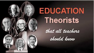 Prominent Theorists and Their Contributions to Education [upl. by Ataliah]