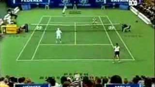 Federer amp Mirka vs Hewitt amp Molik  part 5 [upl. by Tiffie]