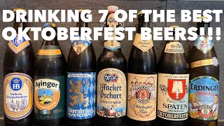 Beer Expert Tastes 7 Oktoberfest Beers  The Very Best Oktoberfest Beers Reviewed [upl. by Eolhc]