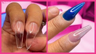 YN NAILS SCHOOL  FIBER GEL KIT  FULL COVER NAIL TIPS [upl. by Mather969]