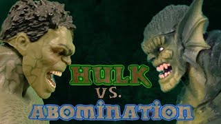 Hulk Vs Abomination Marvel Stop Motion [upl. by Hanahs657]