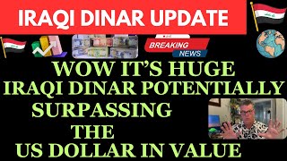 quotIRAQI DINAR POTENTIALLY SURPASSING THE US DOLLAR IN VALUEquotiraqi dinar news today 2024iqd dinar [upl. by Irami]