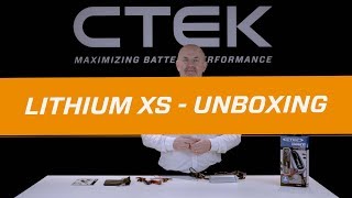 Tutorials  CTEK Lithium XS  Unboxing [upl. by Edrock815]