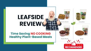 TimeSaving PlantBased Meals LeafSide Review amp Meal Prep [upl. by Elbag727]