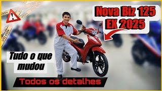 BIZ 125 EX 2025 VERMELHO PER TUDO O QUE MUDOU [upl. by Llebpmac]