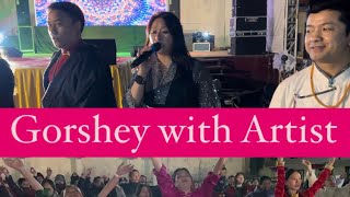 Gorshey with Artists  Dharamsala TenzinDonsel 🥰taralhamo2 🥰tibetanvlogger tibetan dance [upl. by Annoda]