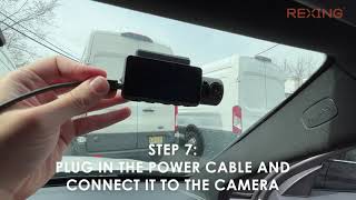 REXING V33  INSTALLATION TUTORIAL  HOW TO INSTALL A DASH CAM IN YOUR VEHICLE [upl. by Rabbaj298]