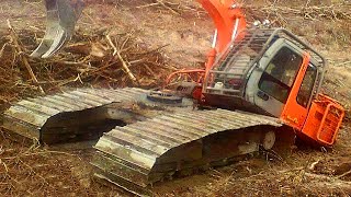 10 Extreme Dangerous Idiots Excavator Operator Skill Fails  Heavy Equipment Gone Wrong [upl. by Rafe]