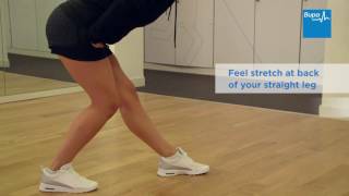 How to do a hamstring stretch  Bupa Health [upl. by Labotsirhc]