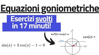 Esercizi svolti sulle equazioni goniometriche [upl. by Georgine]