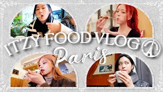 【ITZY】food Vlog  PARIS the actual address of the cafe they have tasted [upl. by Yttocs]