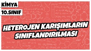 10 Sınıf Kimya  Heterojen Karışımların Sınıflandırılması  2022 [upl. by Fisa]